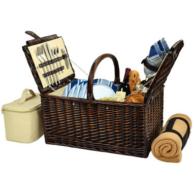 Vonshef 4 hotsell person picnic basket